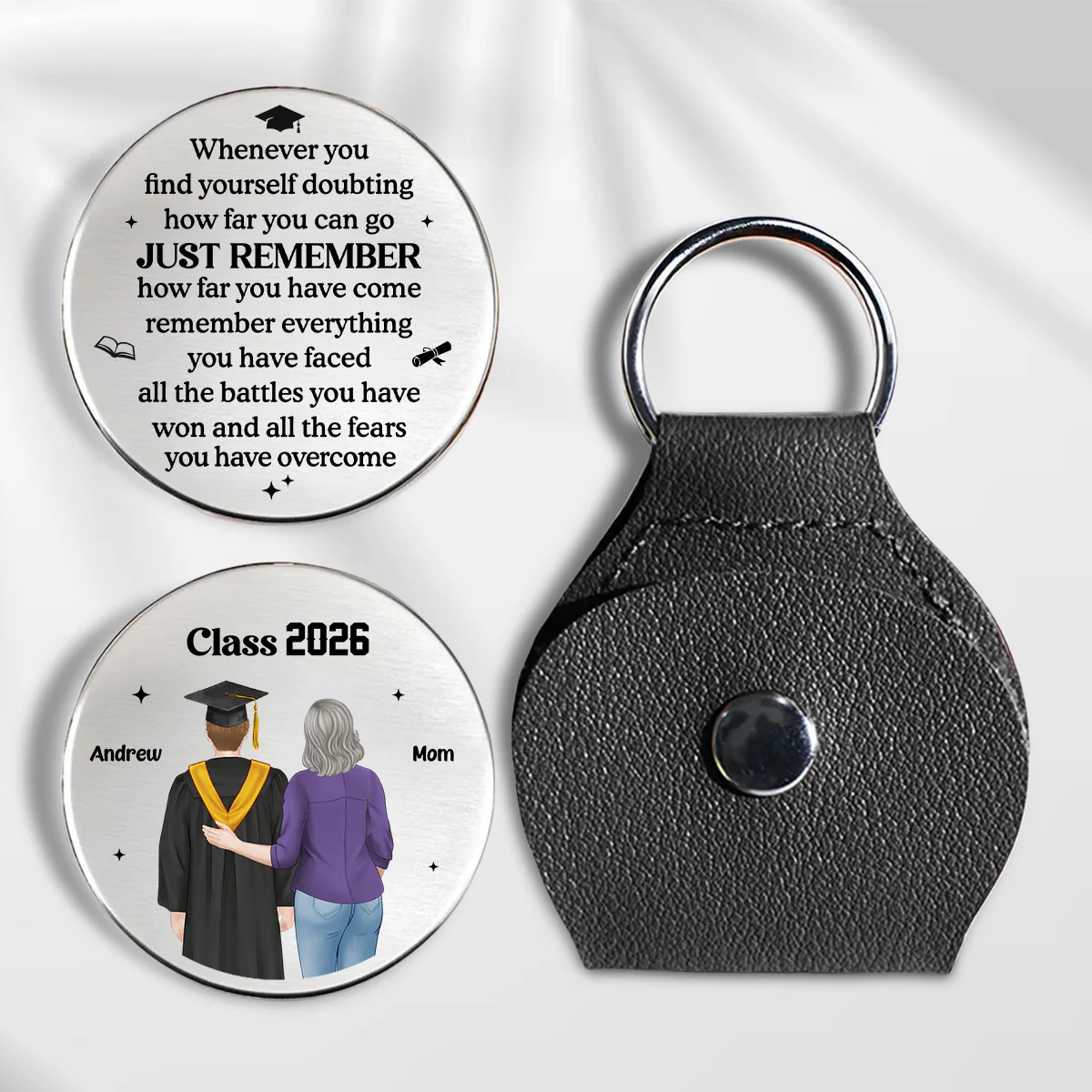 Graduation Gift Remember How Far You Have Come - Personalized Custom Pocket Hug