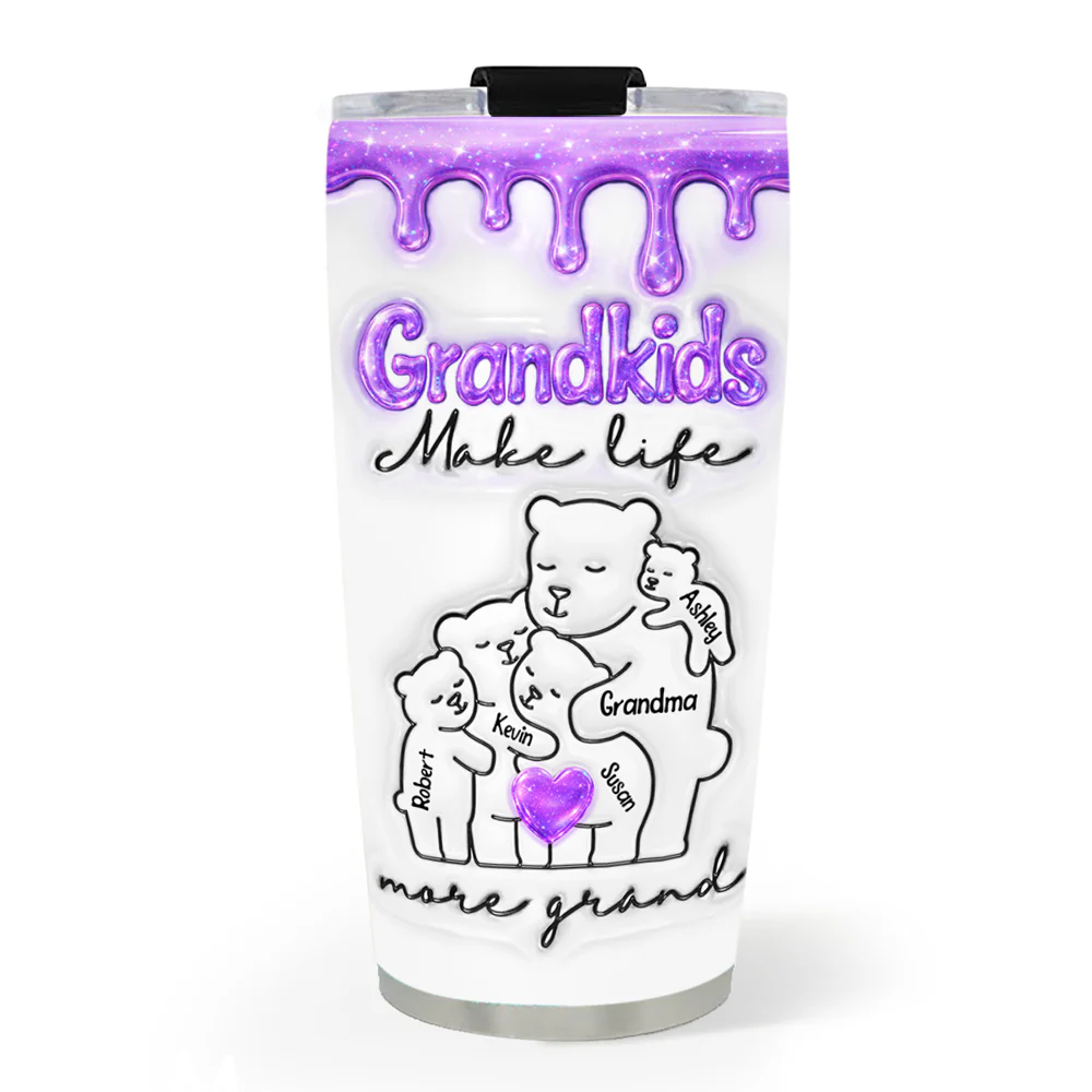 Grand Life - Personalized Custom 3D Inflated Effect Tumbler