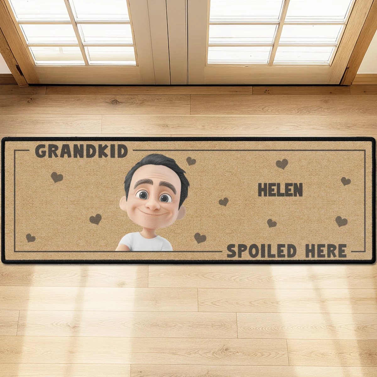 Grandkids Fill Our Hearts - Personalized Custom Runner Rug - Image 10