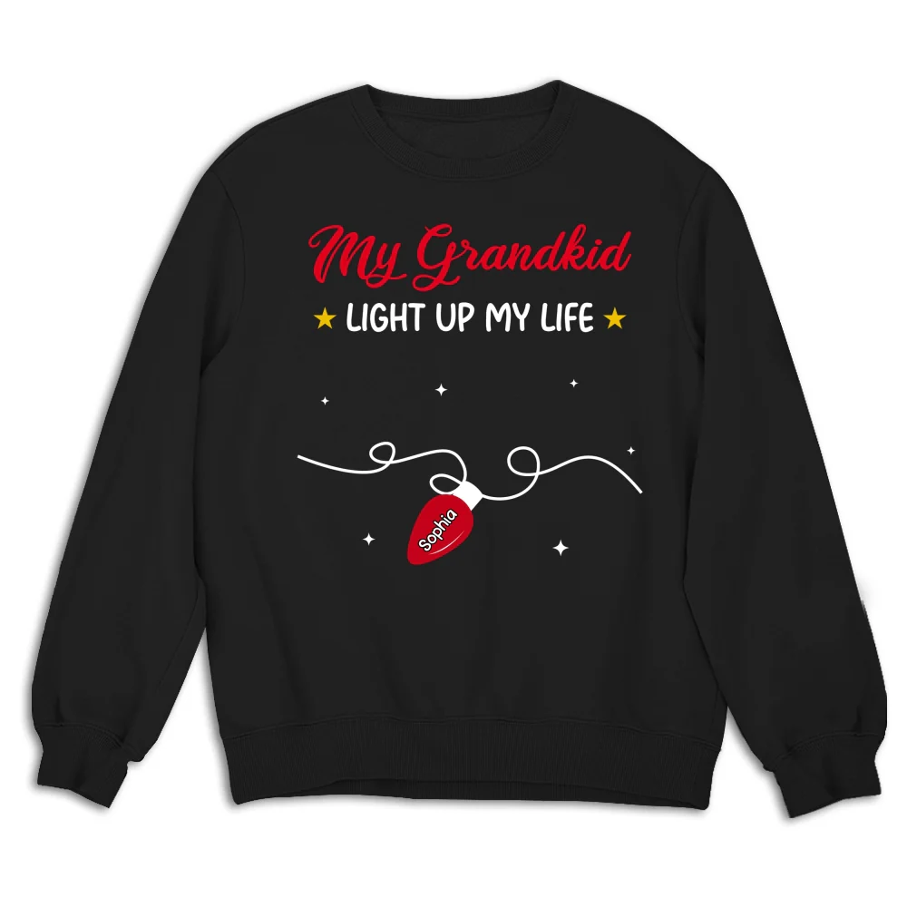 Grandkids Light Up My Life - Personalized Custom Shirt - Image 13