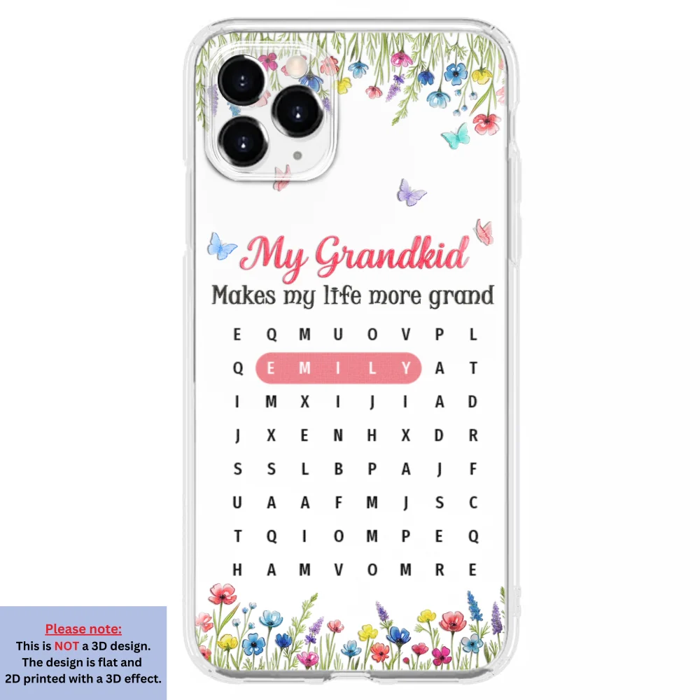Grandkids Make Life More Grand Puzzle - Personalized Custom 3D Inflated Effect Phone Case - Image 10