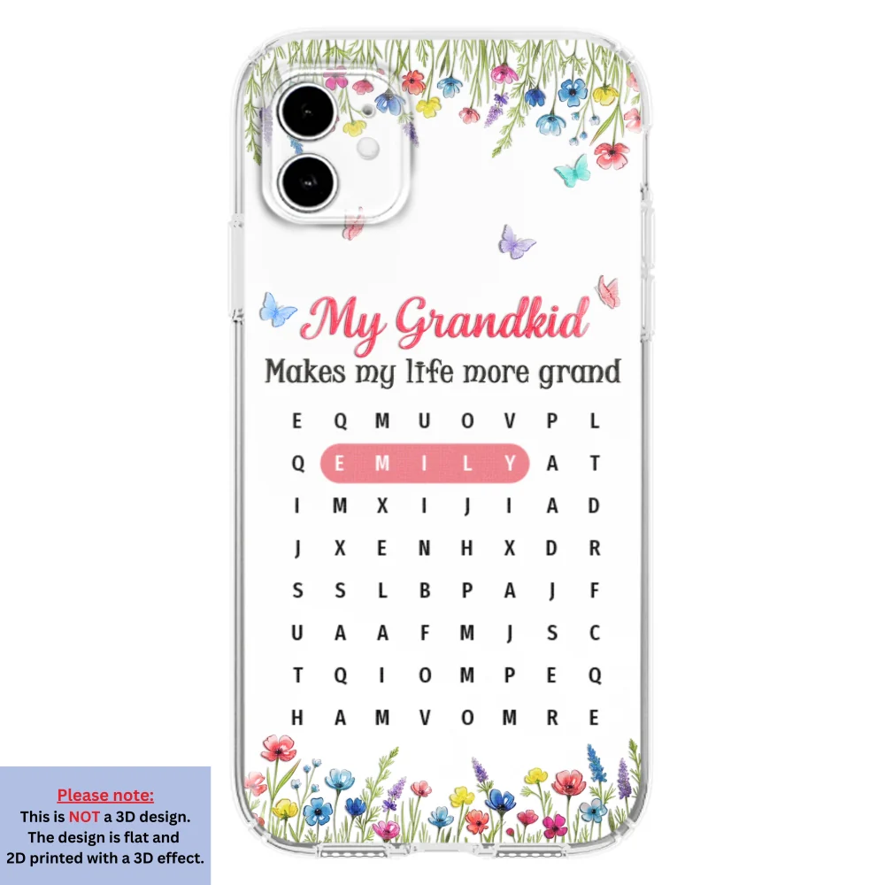 Grandkids Make Life More Grand Puzzle - Personalized Custom 3D Inflated Effect Phone Case - Image 11
