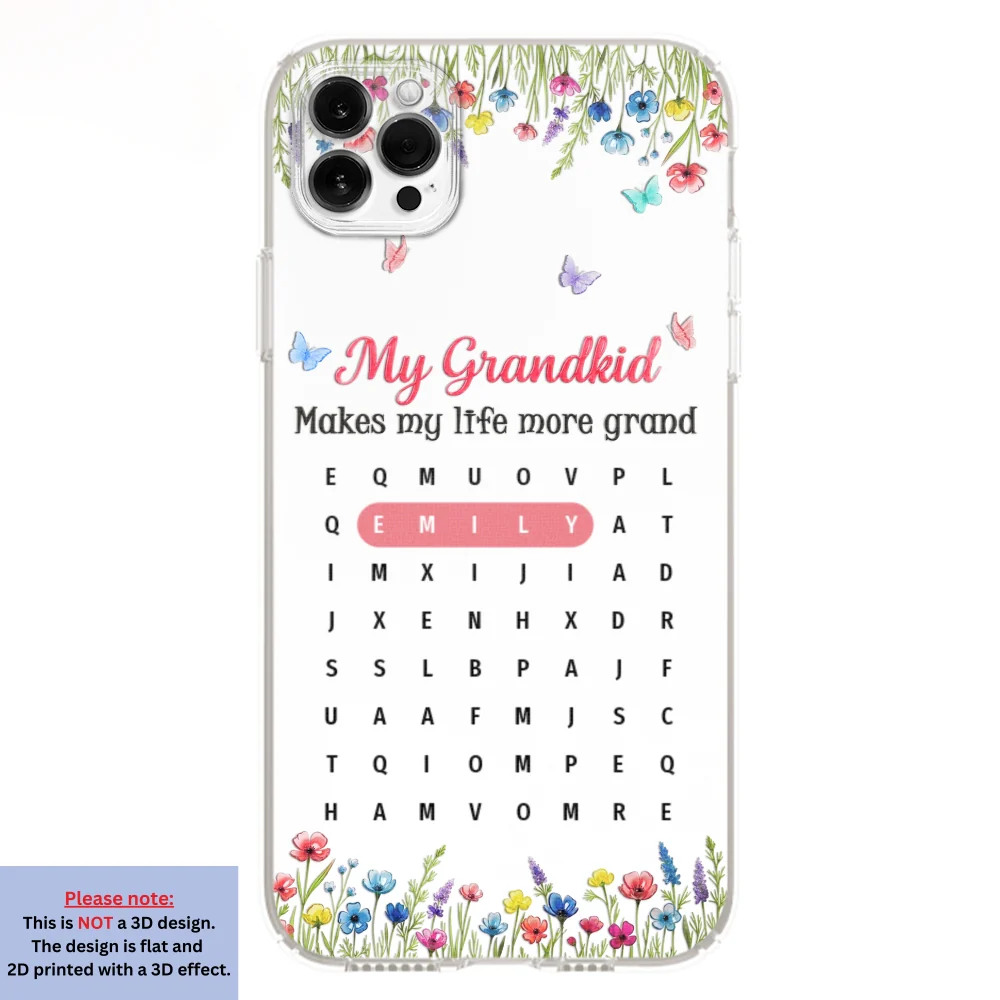 Grandkids Make Life More Grand Puzzle - Personalized Custom 3D Inflated Effect Phone Case - Image 12
