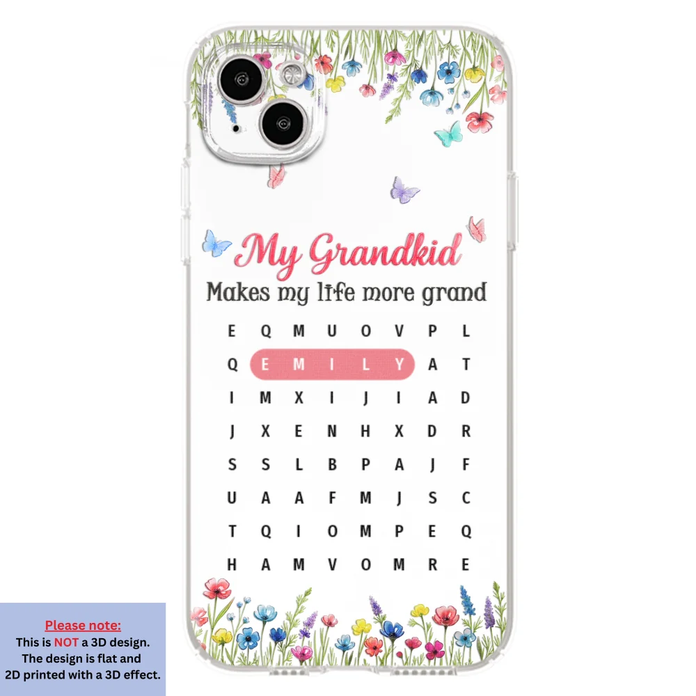 Grandkids Make Life More Grand Puzzle - Personalized Custom 3D Inflated Effect Phone Case - Image 14