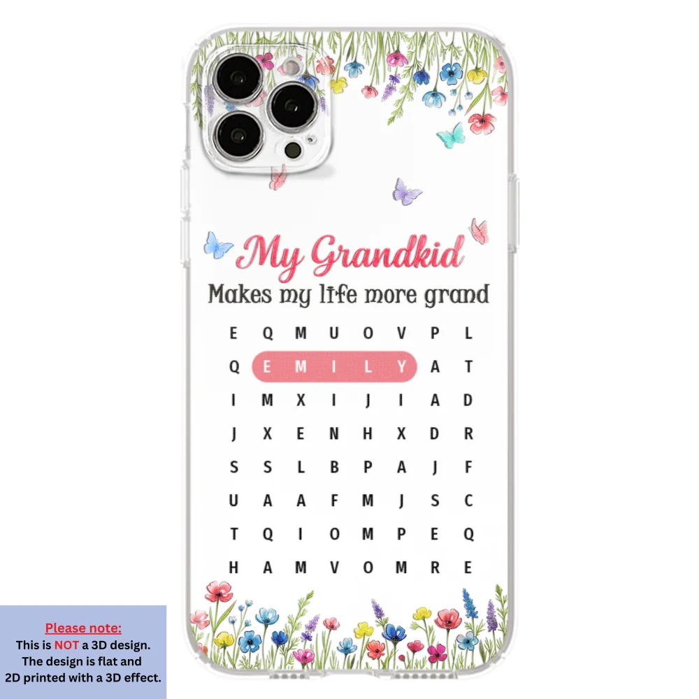 Grandkids Make Life More Grand Puzzle - Personalized Custom 3D Inflated Effect Phone Case - Image 16