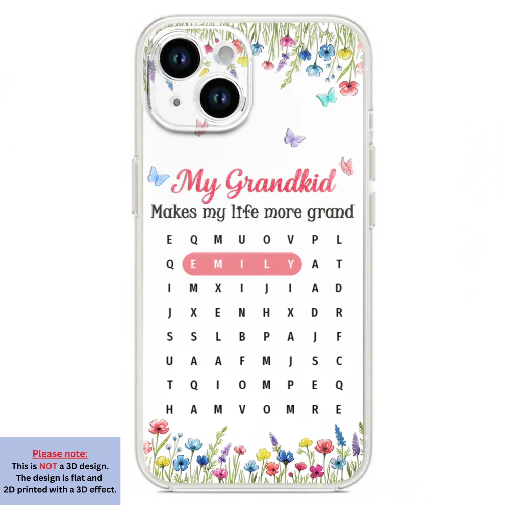 Grandkids Make Life More Grand Puzzle - Personalized Custom 3D Inflated Effect Phone Case - Image 18