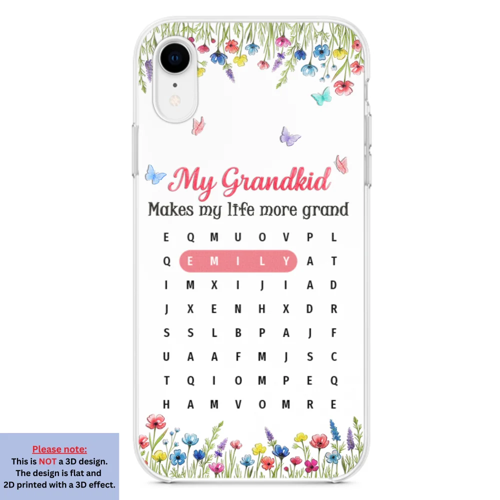 Grandkids Make Life More Grand Puzzle - Personalized Custom 3D Inflated Effect Phone Case - Image 23