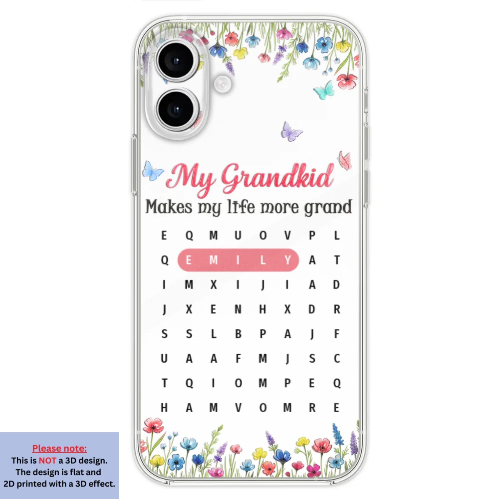 Grandkids Make Life More Grand Puzzle - Personalized Custom 3D Inflated Effect Phone Case - Image 26