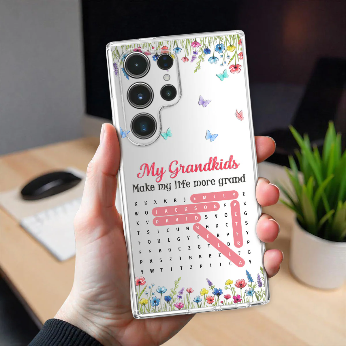 Grandkids Make Life More Grand Puzzle - Personalized Custom 3D Inflated Effect Phone Case - Image 5