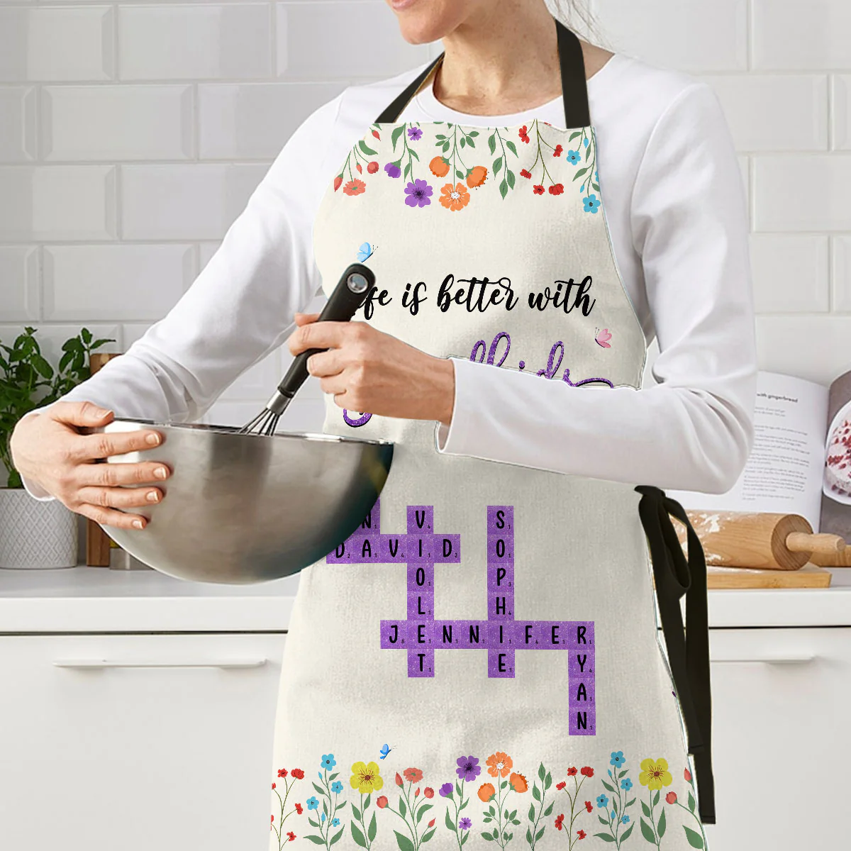 Grandkids - Personalized Custom Apron - Image 3