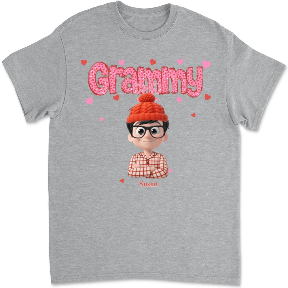 Grandma And Grandbabies Holiday - Personalized Custom Shirt - Image 11