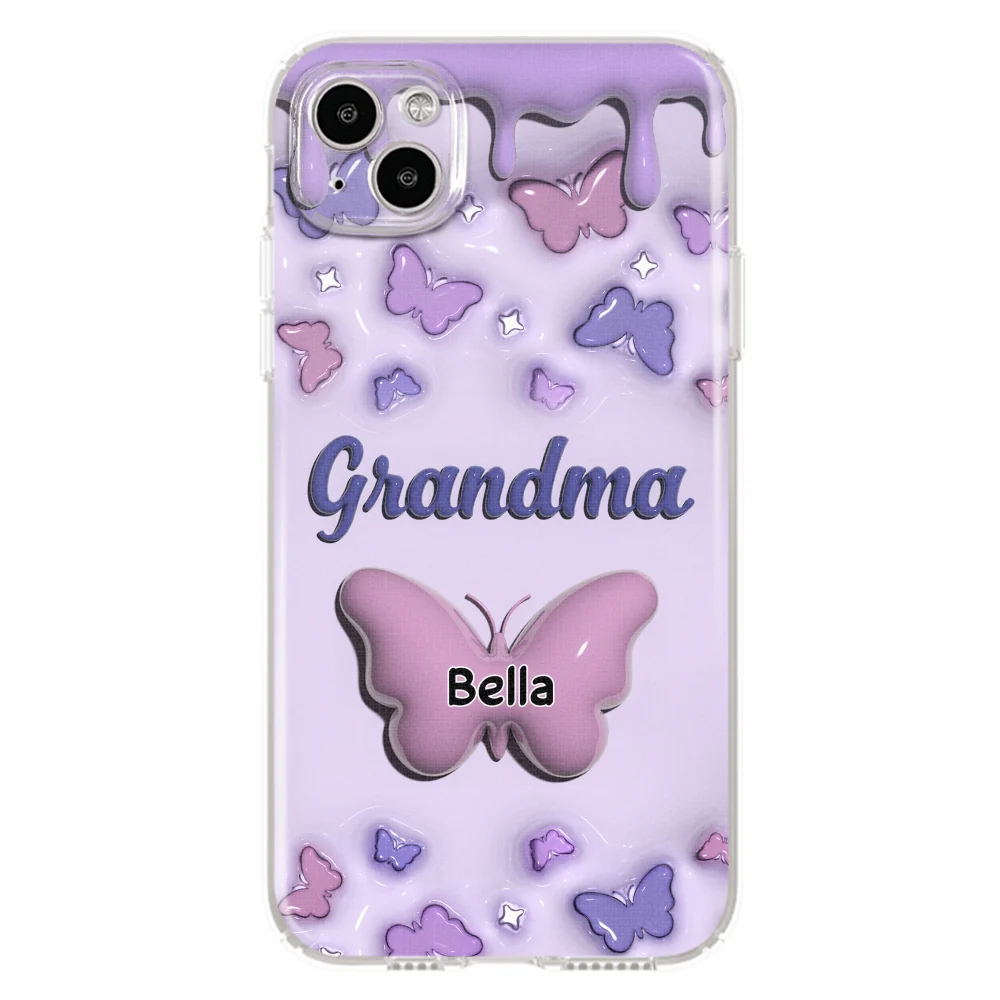Grandma And Grandkids - Personalized Custom 3D Inflated Effect Phone Case - Image 13