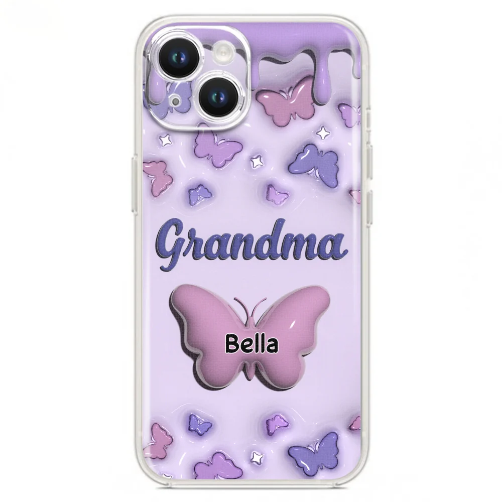 Grandma And Grandkids - Personalized Custom 3D Inflated Effect Phone Case - Image 16