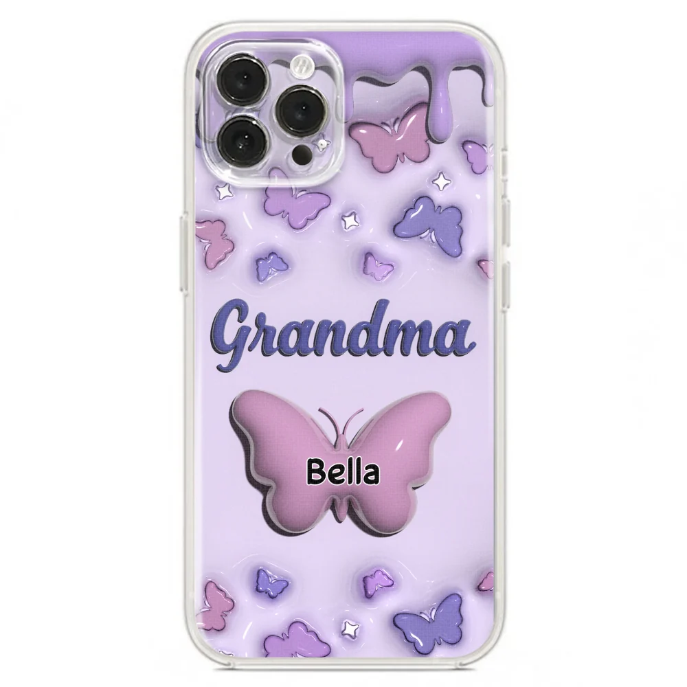 Grandma And Grandkids - Personalized Custom 3D Inflated Effect Phone Case - Image 18