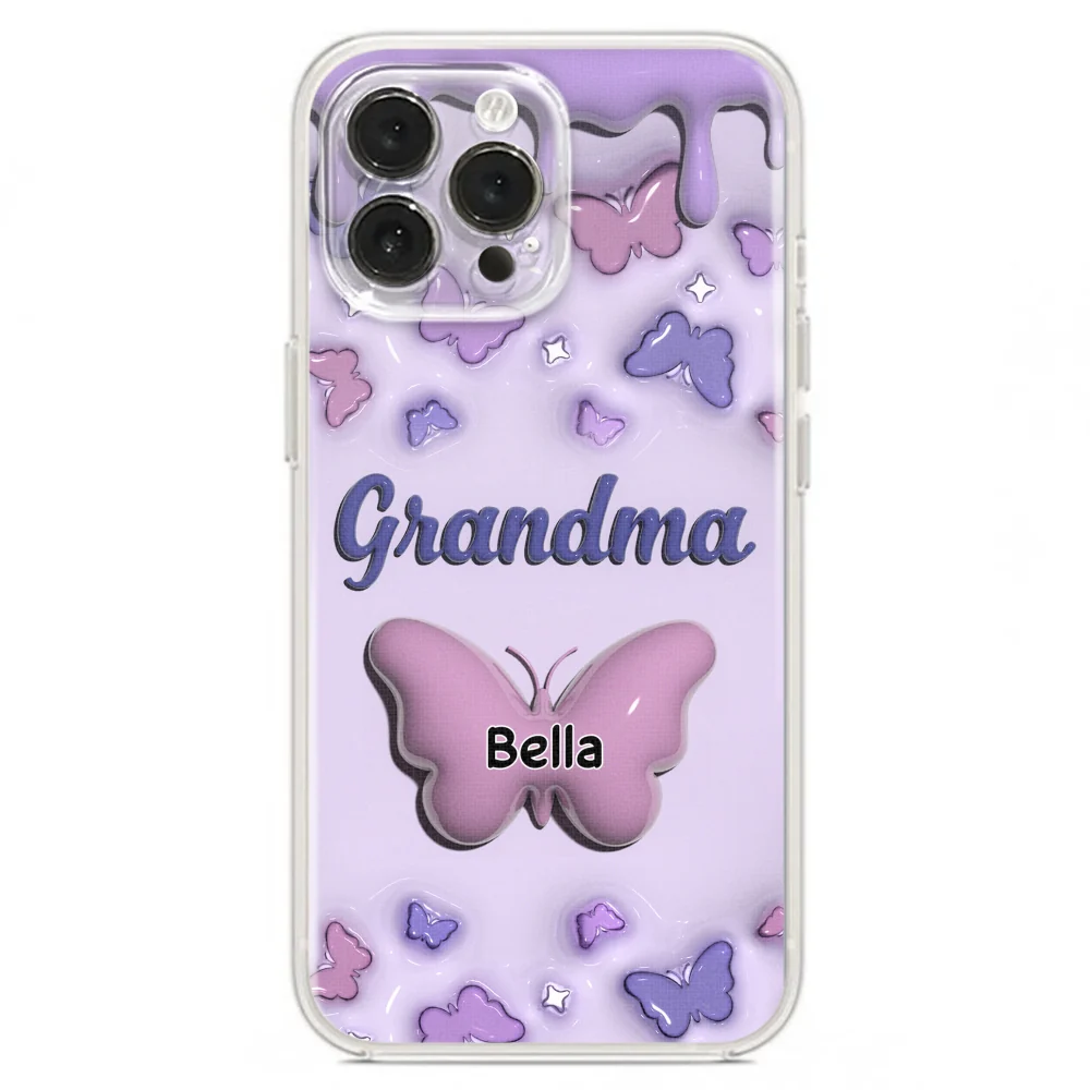 Grandma And Grandkids - Personalized Custom 3D Inflated Effect Phone Case - Image 19