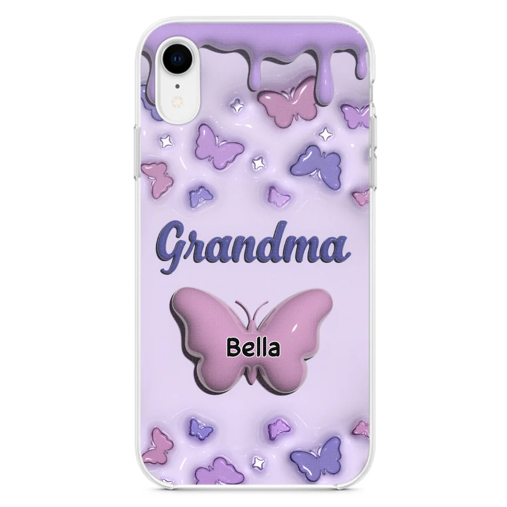 Grandma And Grandkids - Personalized Custom 3D Inflated Effect Phone Case - Image 22