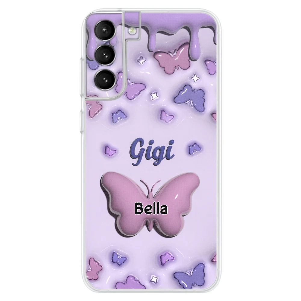 Grandma And Grandkids - Personalized Custom 3D Inflated Effect Phone Case - Image 26