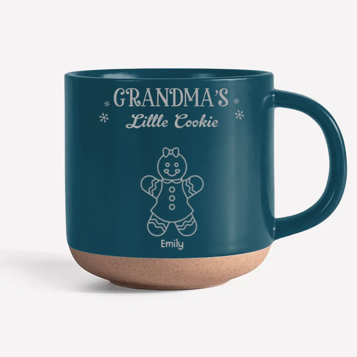 Grandma And Little Cookies - Personalized Custom Engraved Pottery Mug - Image 5