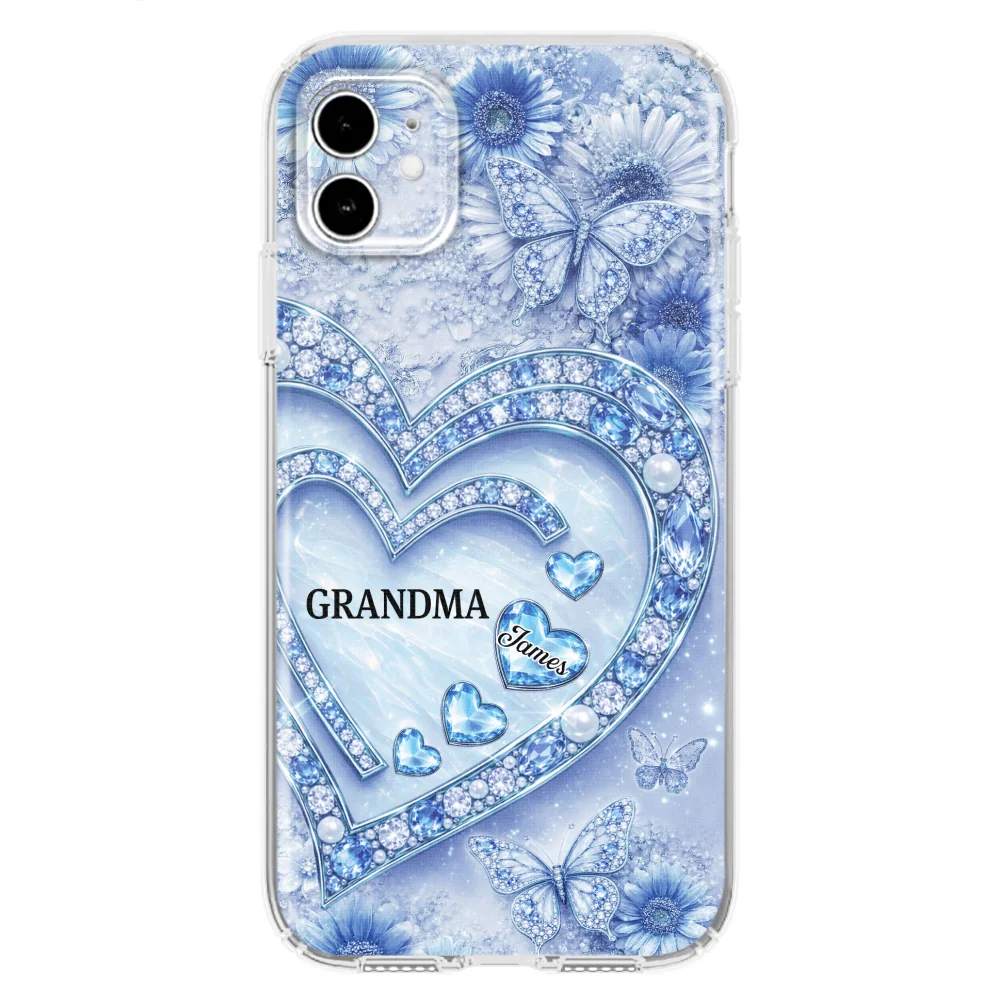 Grandma And Lovely Grandkids - Personalized Custom 3D Effect Phone Case - Image 8