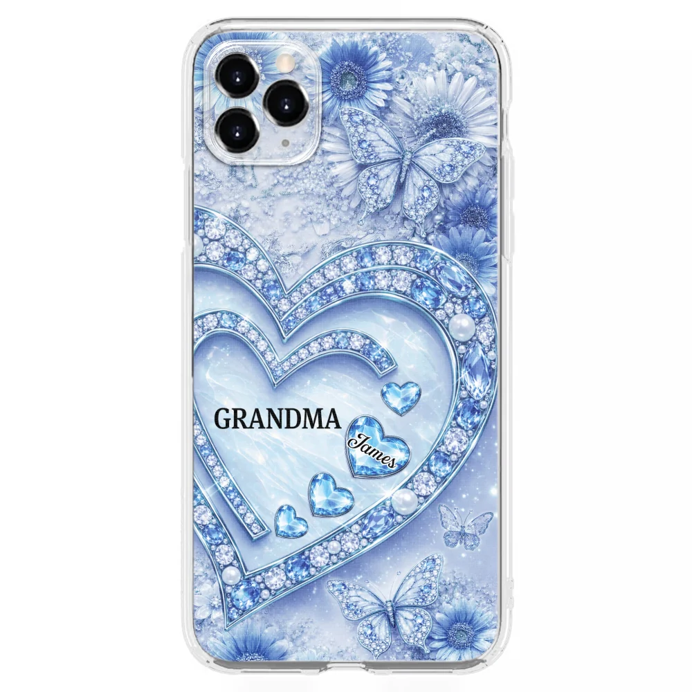 Grandma And Lovely Grandkids - Personalized Custom 3D Effect Phone Case - Image 9