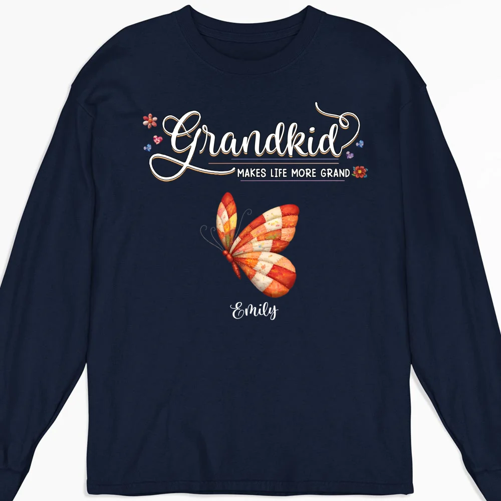 Grandma Butterflies - Personalized Custom Shirt - Image 21