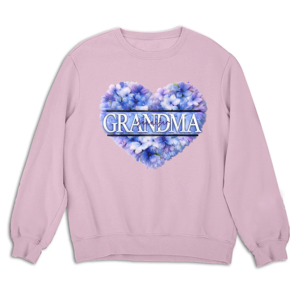 Grandma Custom Birth Month Flower - Personalized Custom Shirt - Image 14