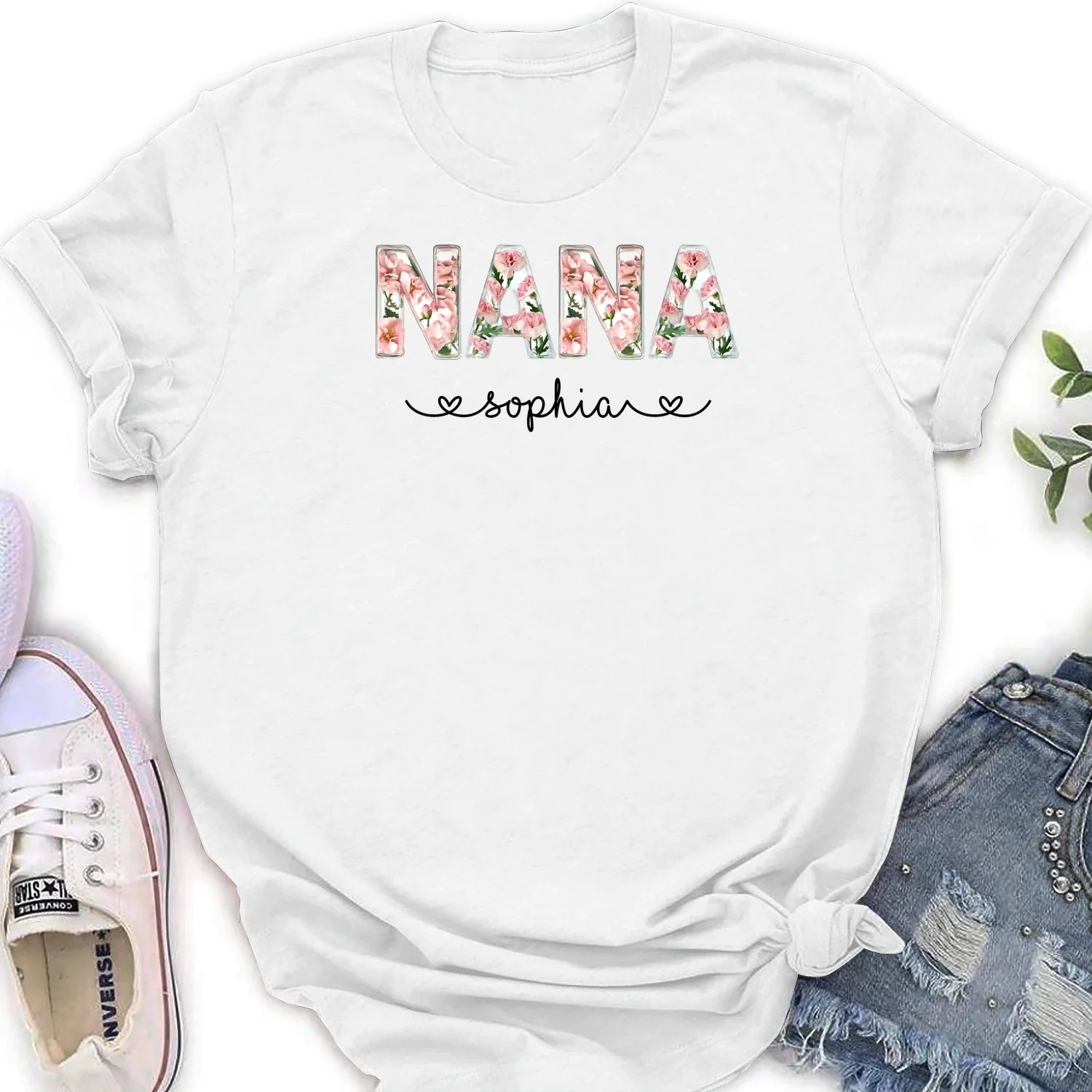 Grandma Custom Birth Month Flower - Personalized Custom Shirt - Image 17