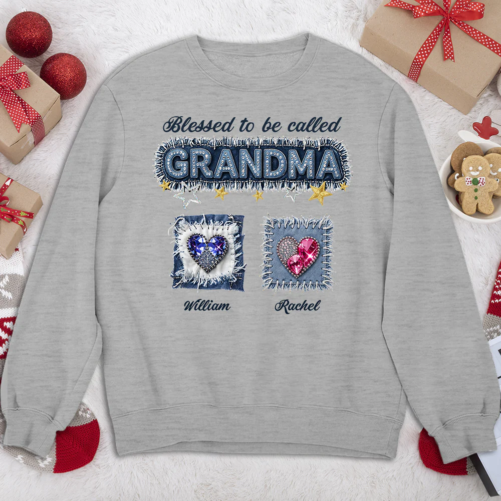 Grandma Denim - Personalized Custom Shirt - Image 10
