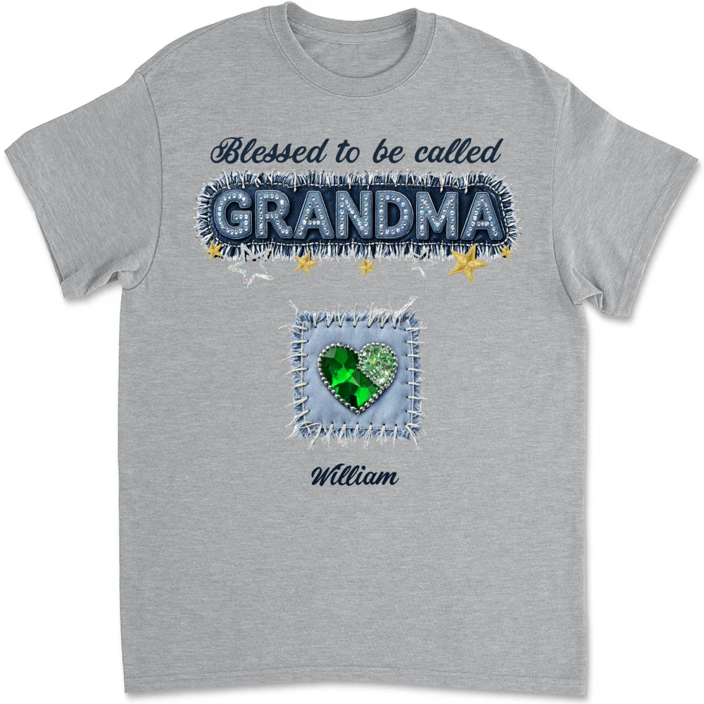 Grandma Denim - Personalized Custom Shirt - Image 16
