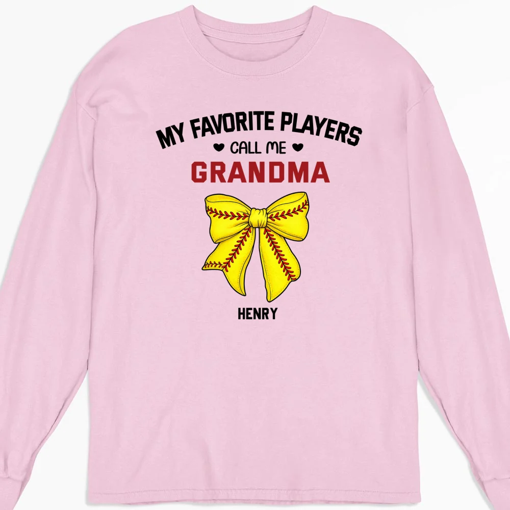 Grandma Favorite Player - Personalized Custom Shirt - Image 12