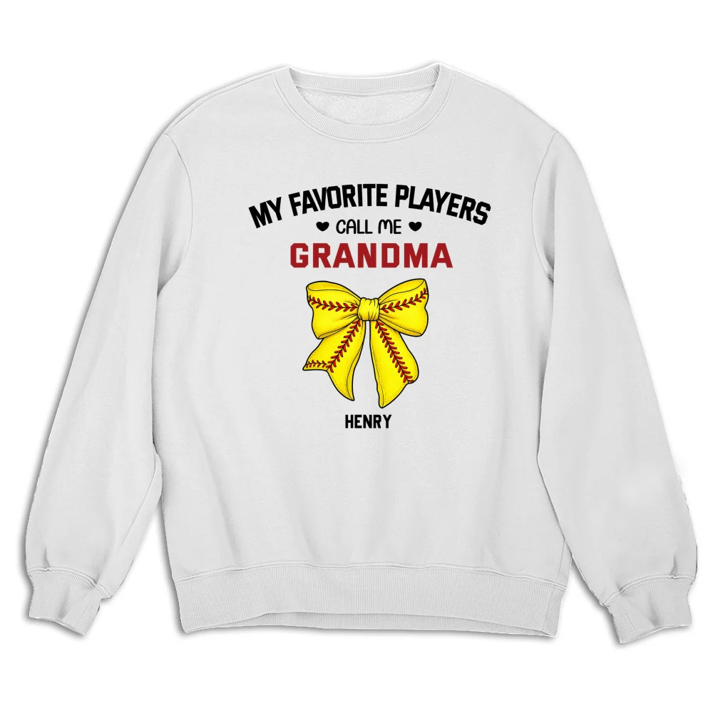 Grandma Favorite Player - Personalized Custom Shirt - Image 13