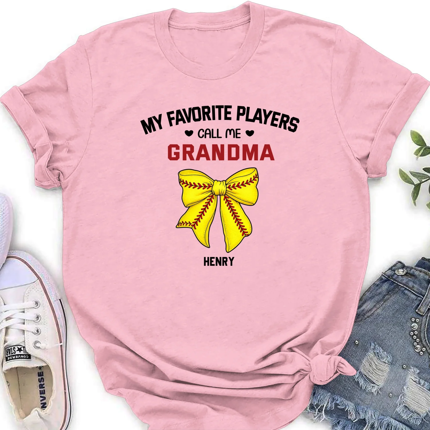 Grandma Favorite Player - Personalized Custom Shirt - Image 18