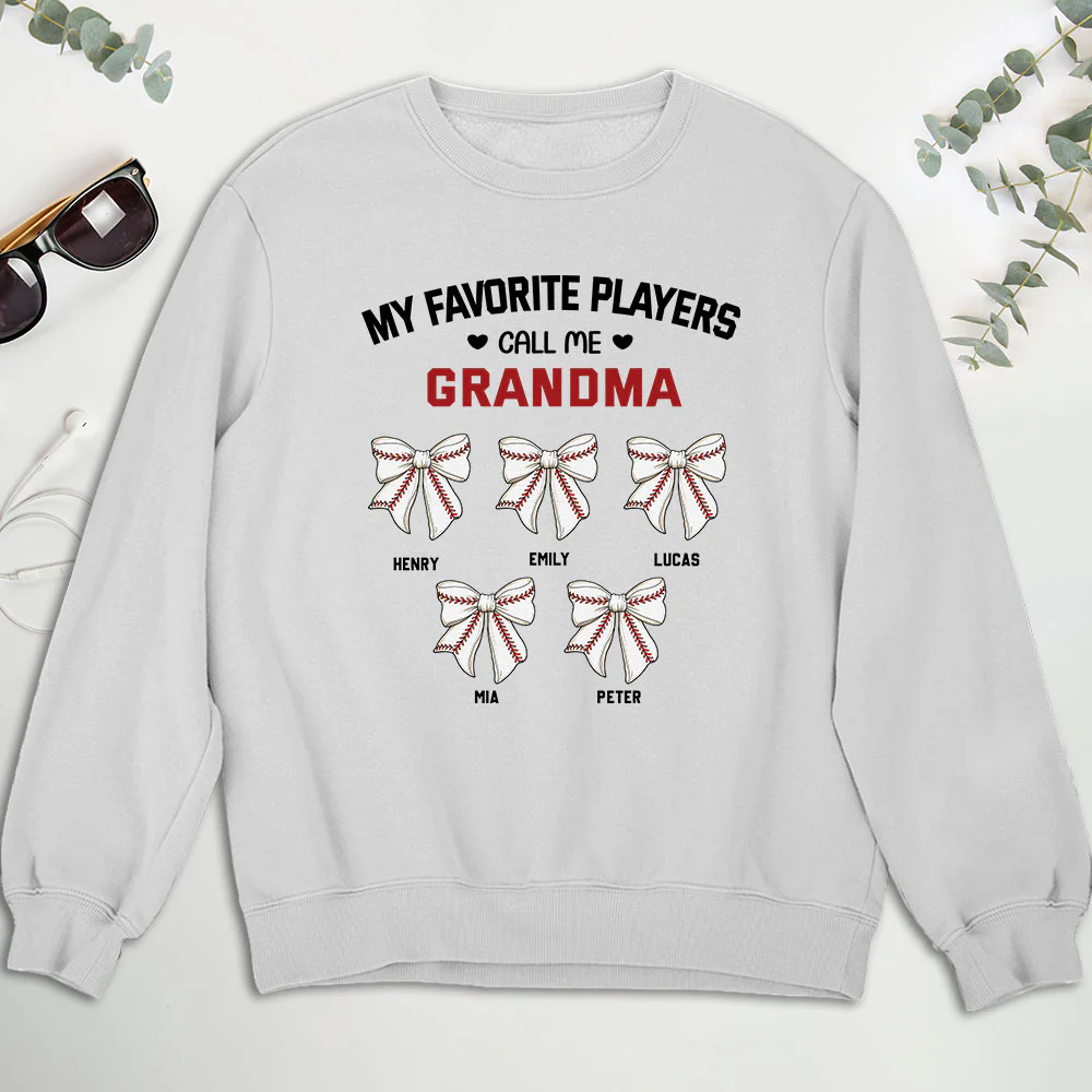 Grandma Favorite Player - Personalized Custom Shirt - Image 3