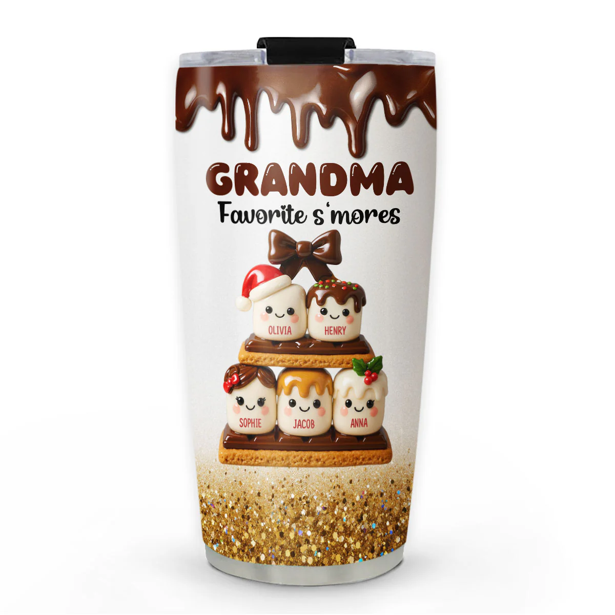 Grandma Favorite Smores - Personalized Custom Tumbler