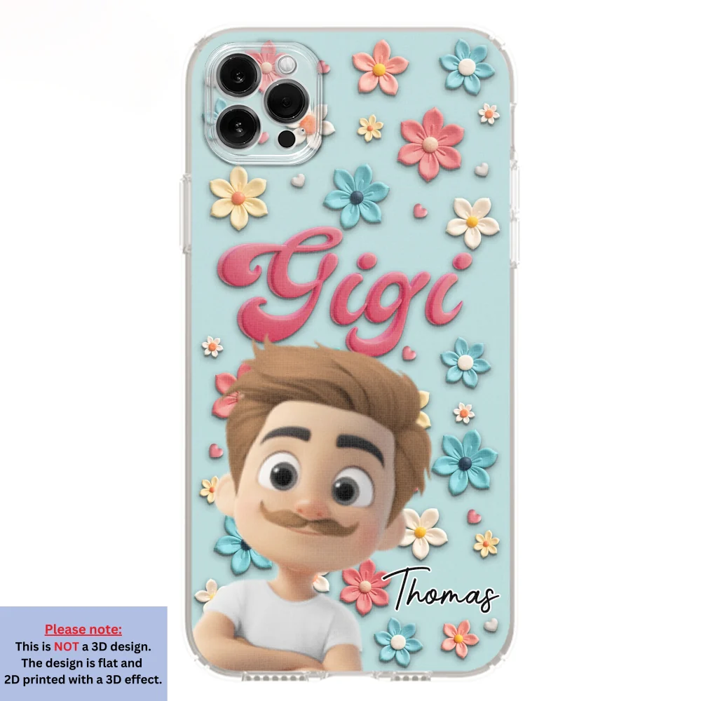 Grandma Flower - Personalized Custom Phone Case - Image 10