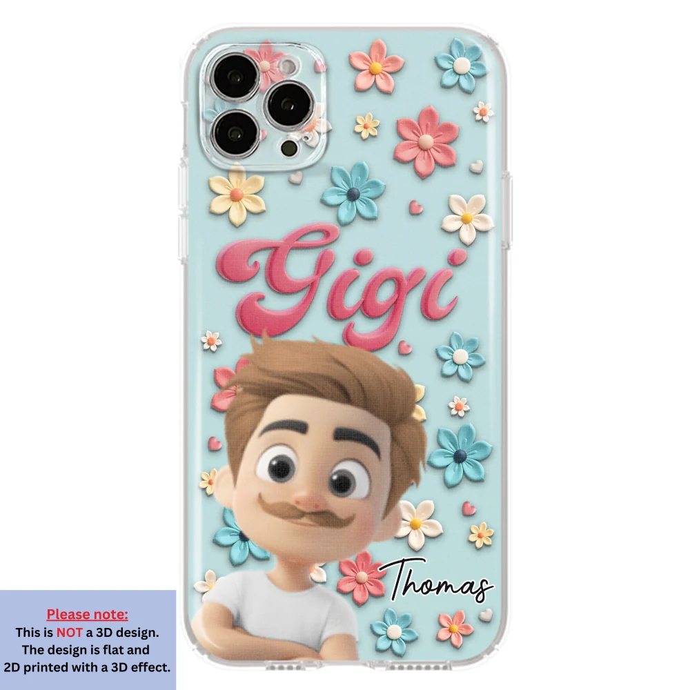 Grandma Flower - Personalized Custom Phone Case - Image 14