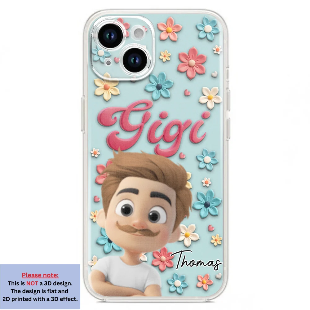 Grandma Flower - Personalized Custom Phone Case - Image 16
