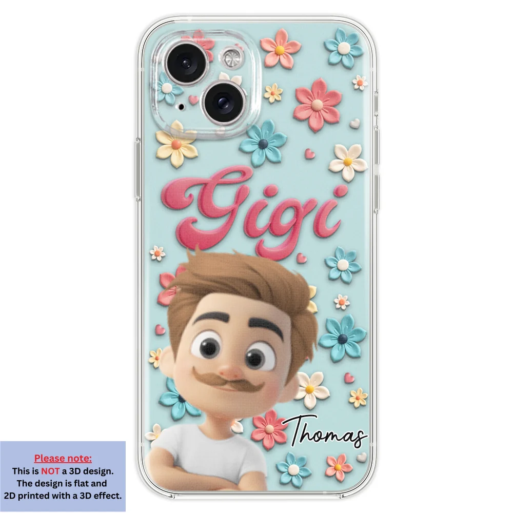 Grandma Flower - Personalized Custom Phone Case - Image 19