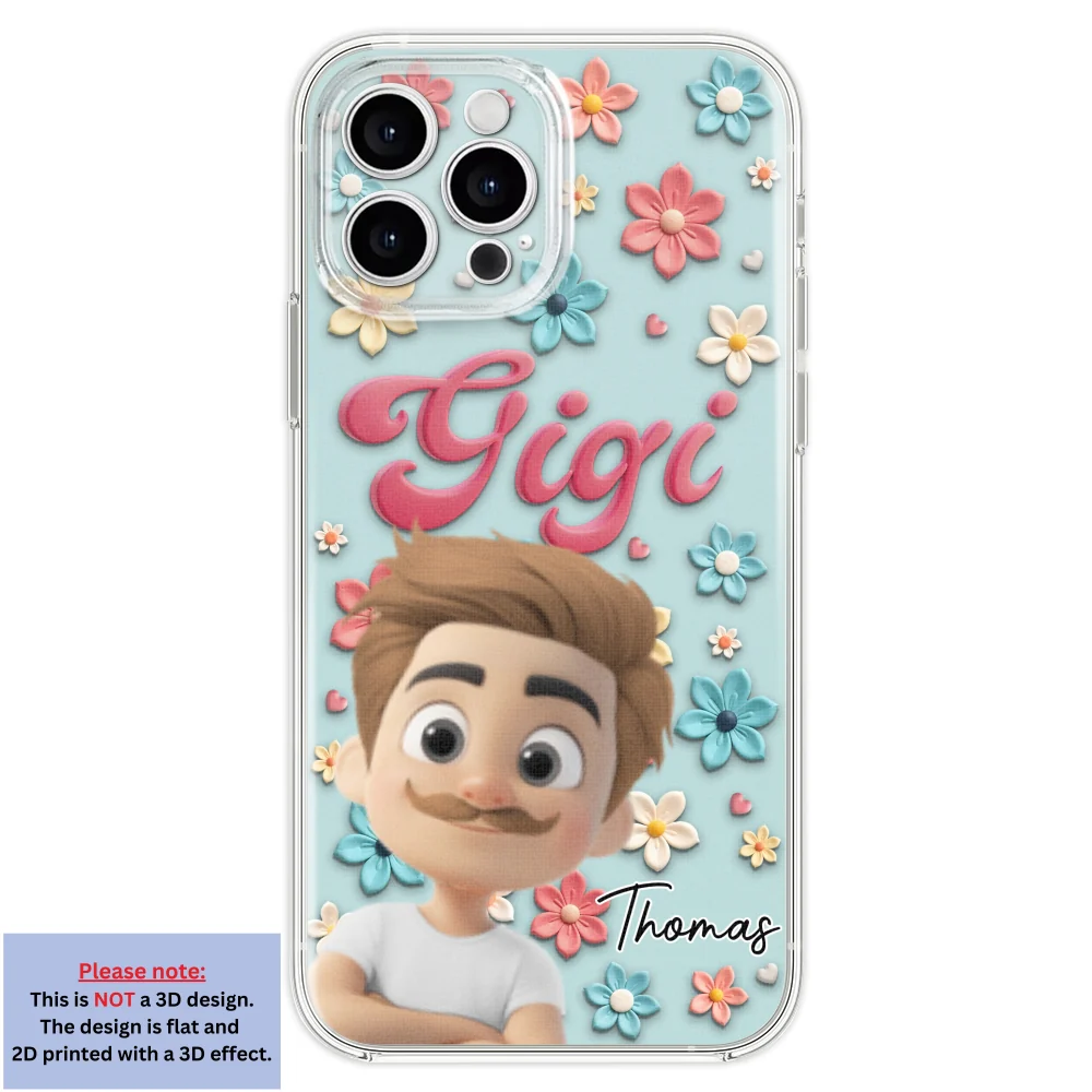Grandma Flower - Personalized Custom Phone Case - Image 20