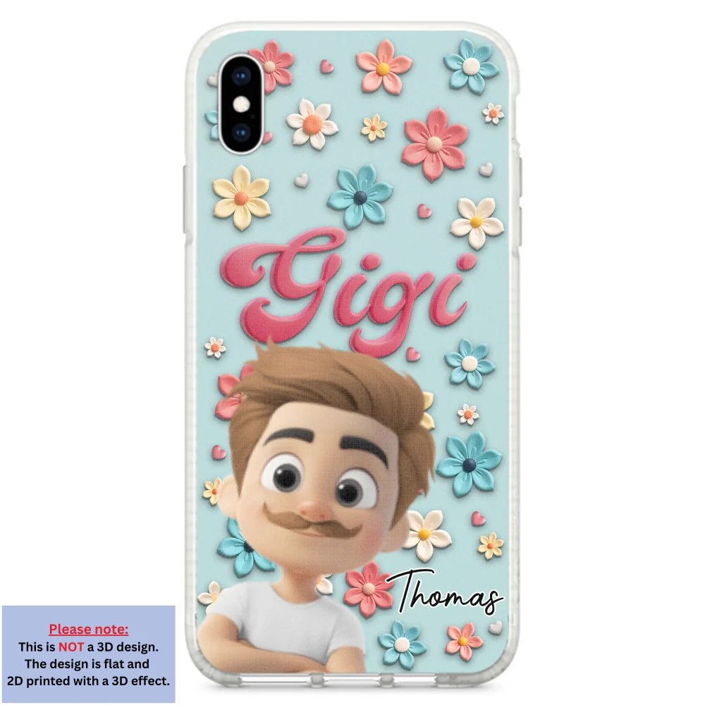 Grandma Flower - Personalized Custom Phone Case - Image 22