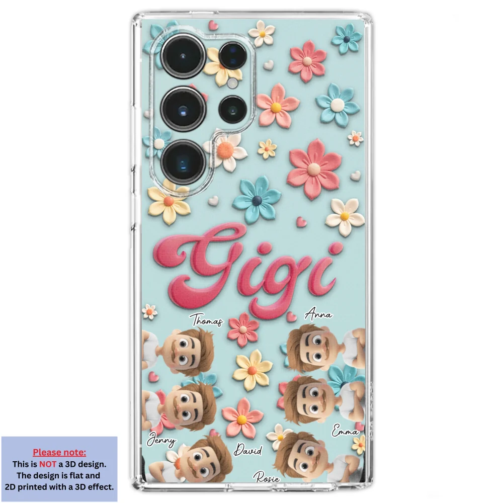 Grandma Flower - Personalized Custom Phone Case - Image 28