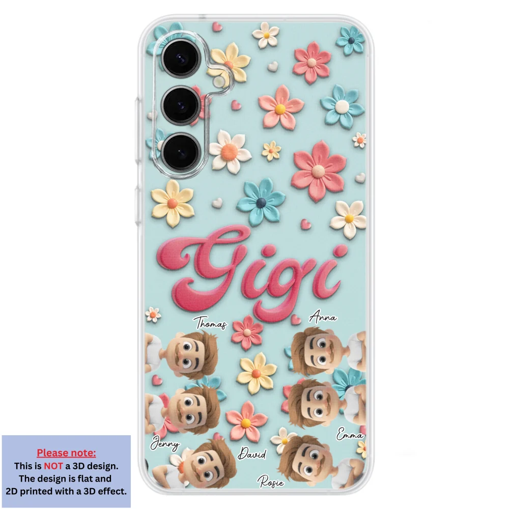 Grandma Flower - Personalized Custom Phone Case - Image 29