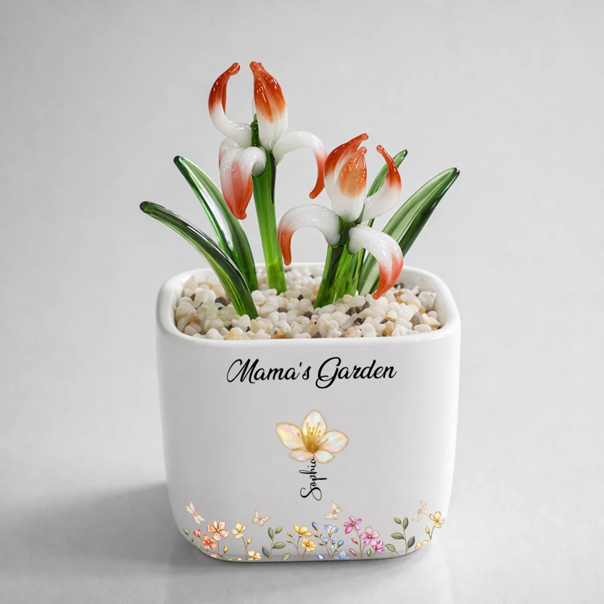 Grandma Garden - Personalized Custom Glass Birth Month Flower - Image 15
