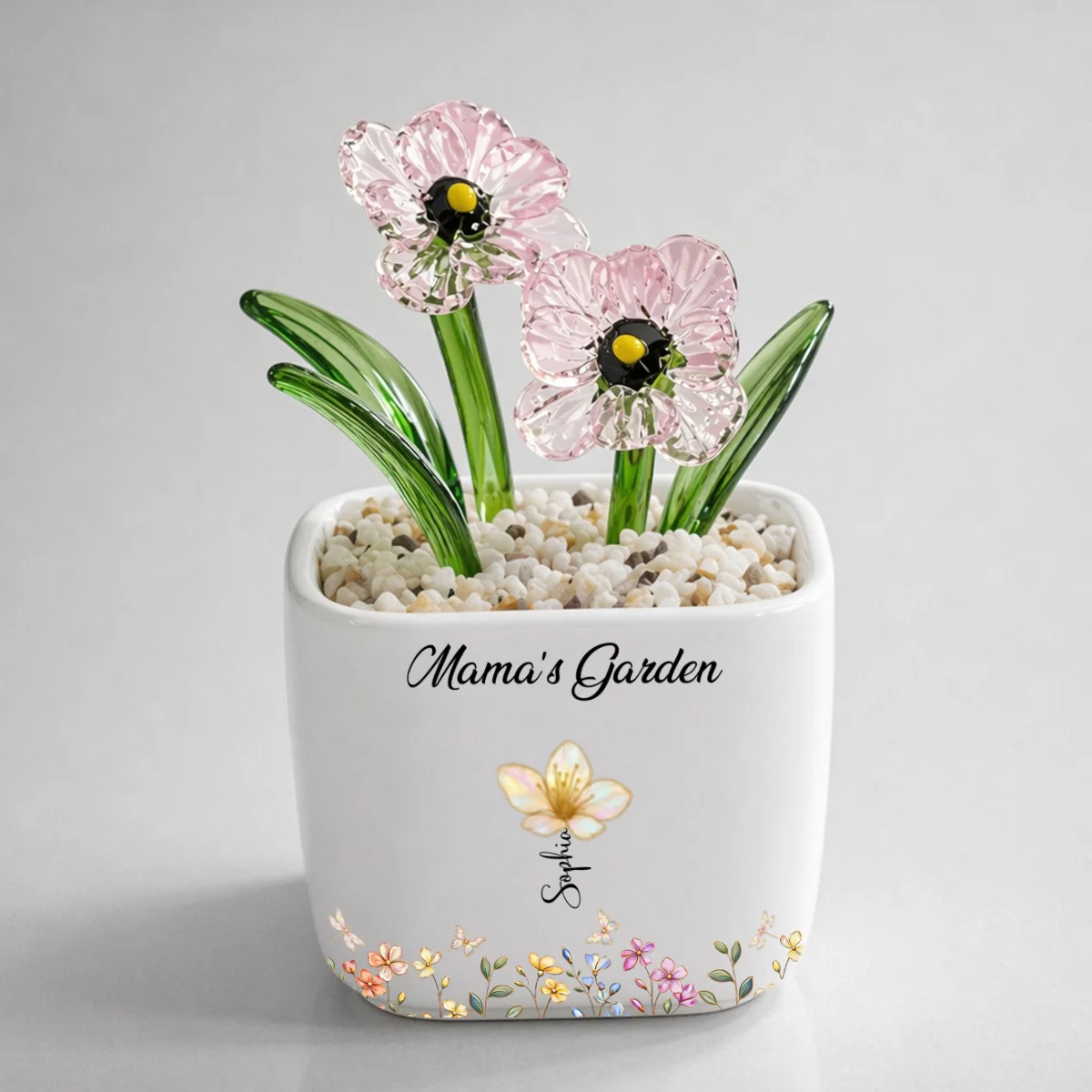 Grandma Garden - Personalized Custom Glass Birth Month Flower - Image 17