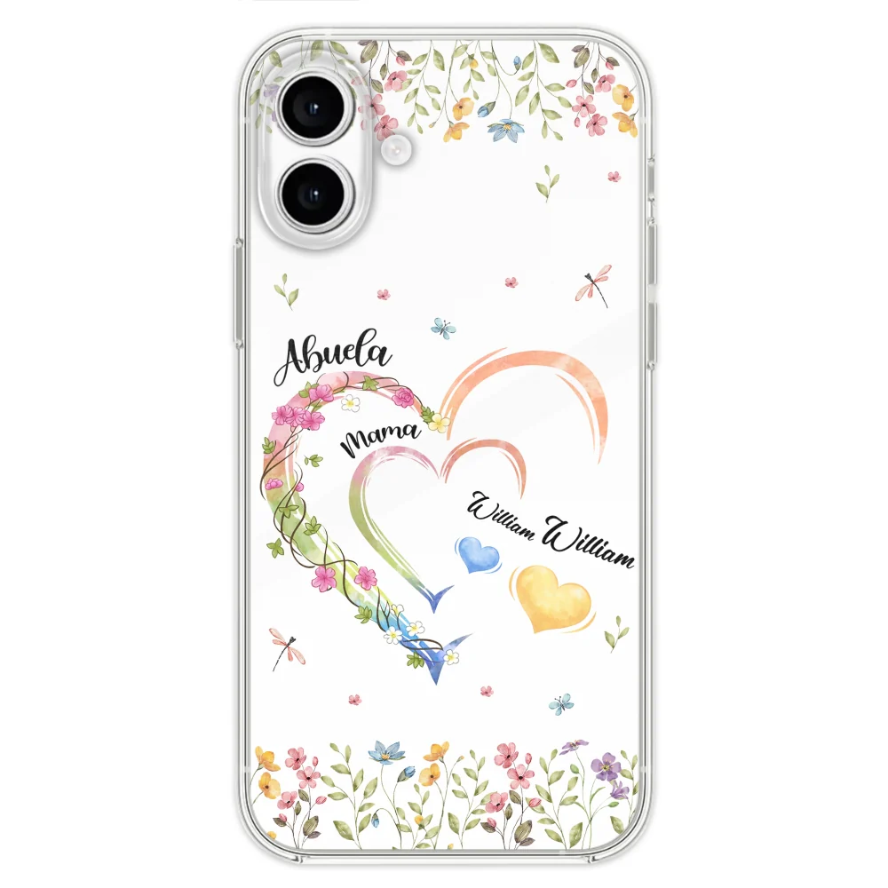 Grandma Hearts - Personalized Custom Phone Case - Image 26