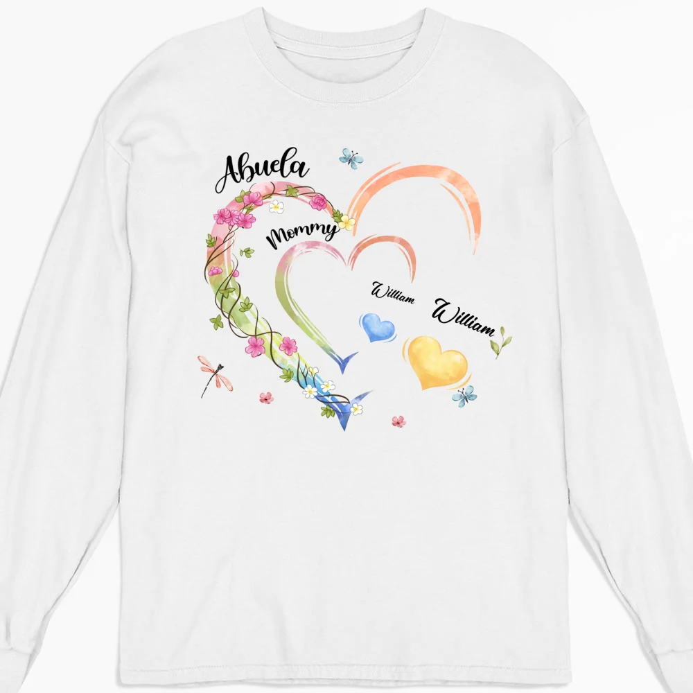 Grandma Hearts - Personalized Custom Shirt - Image 10