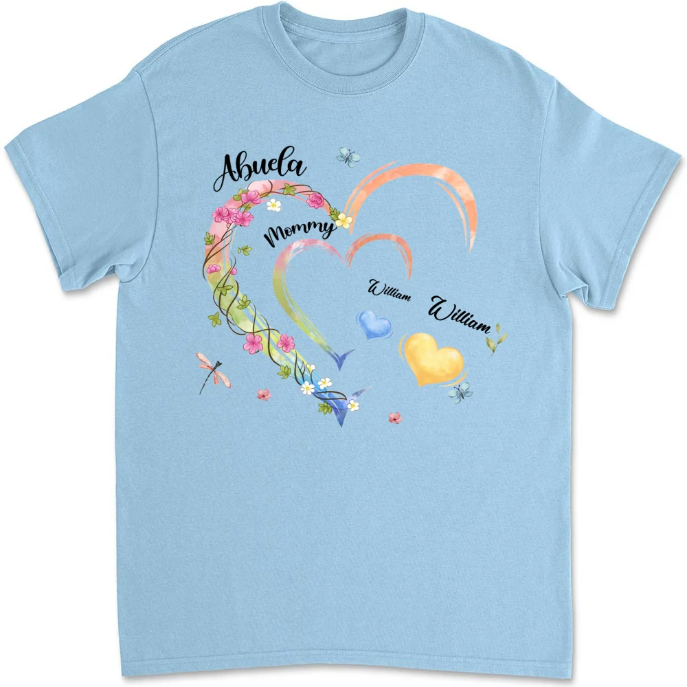 Grandma Hearts - Personalized Custom Shirt - Image 8