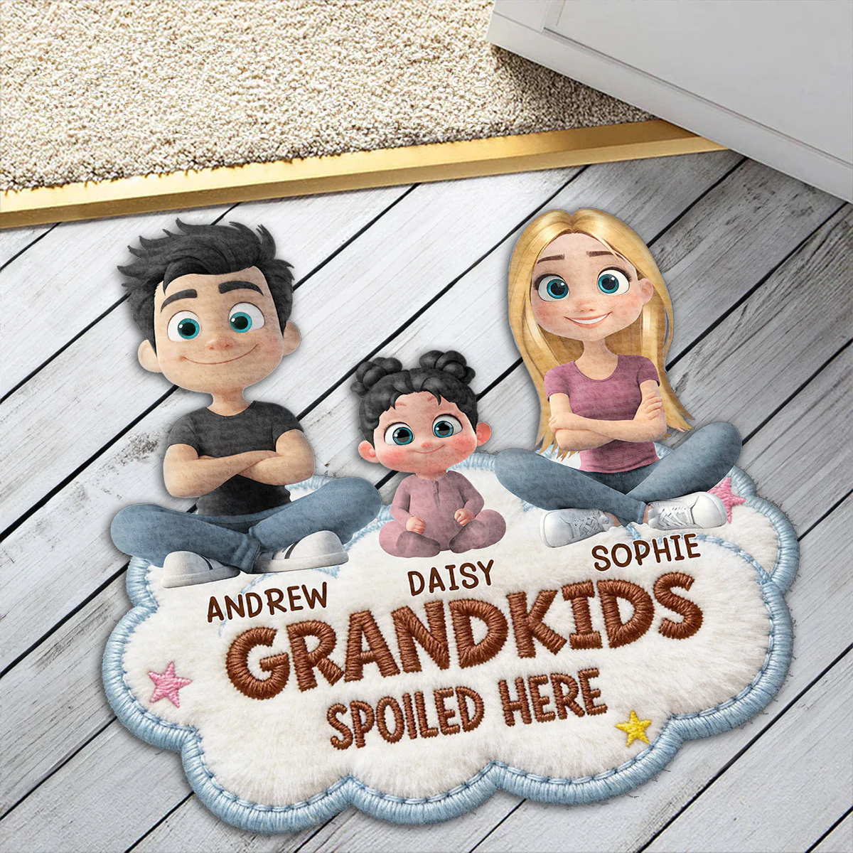 Grandma Honey House - Personalized Custom Doormat  - Image 5