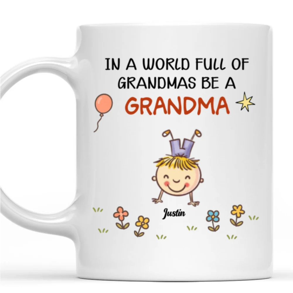 Grandma Inspiration - Personalized Custom Coffee Mug - Image 8