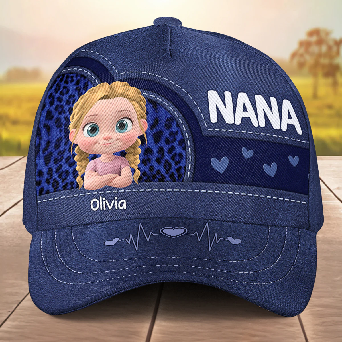Grandma Is Our Favorite - Personalized Custom Classic Cap - Image 3